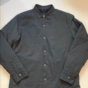 Men’s Vuori Atlas Shirt Jacket - Charcoal - Large. New/out tags.